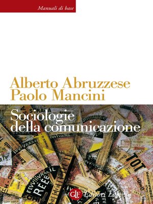 cover image of Sociologie della comunicazione